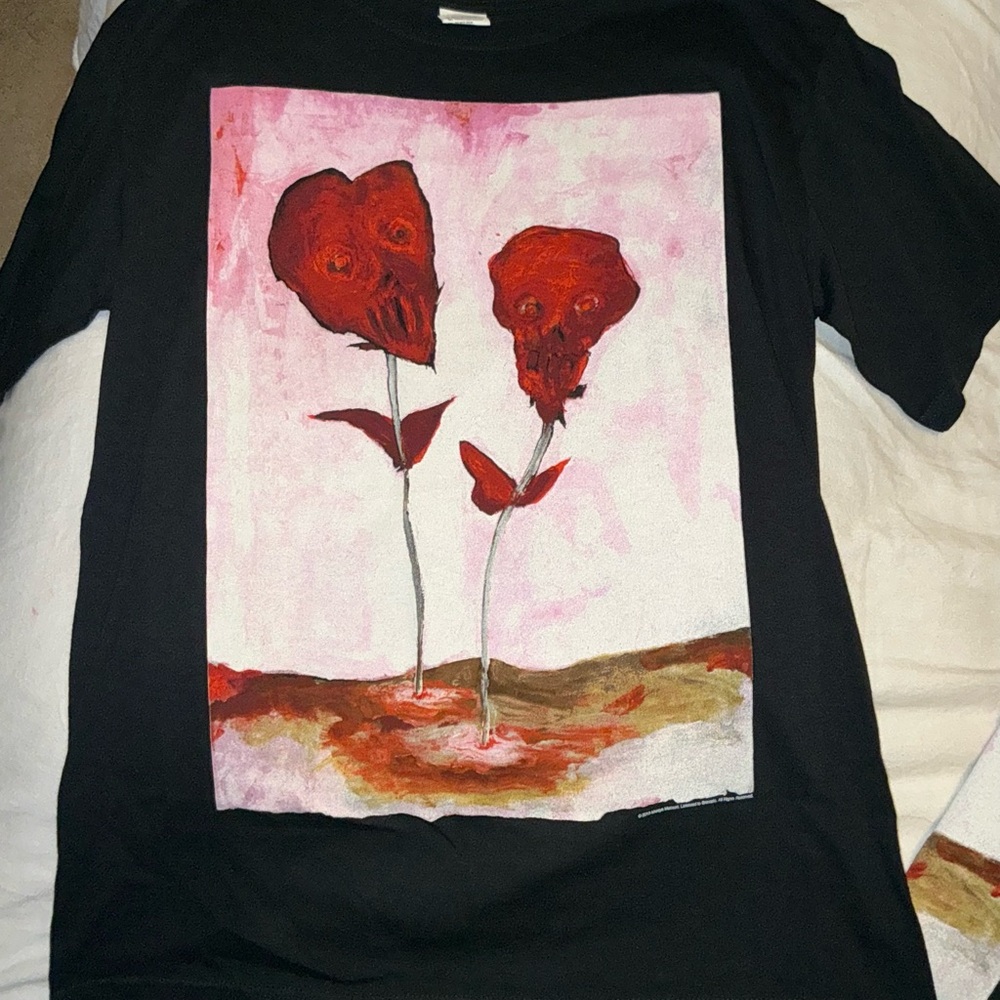 Marilyn Manson Flowers Of Evil Shirt M 2013 Twins of Evil Tour Exclusive Anvil